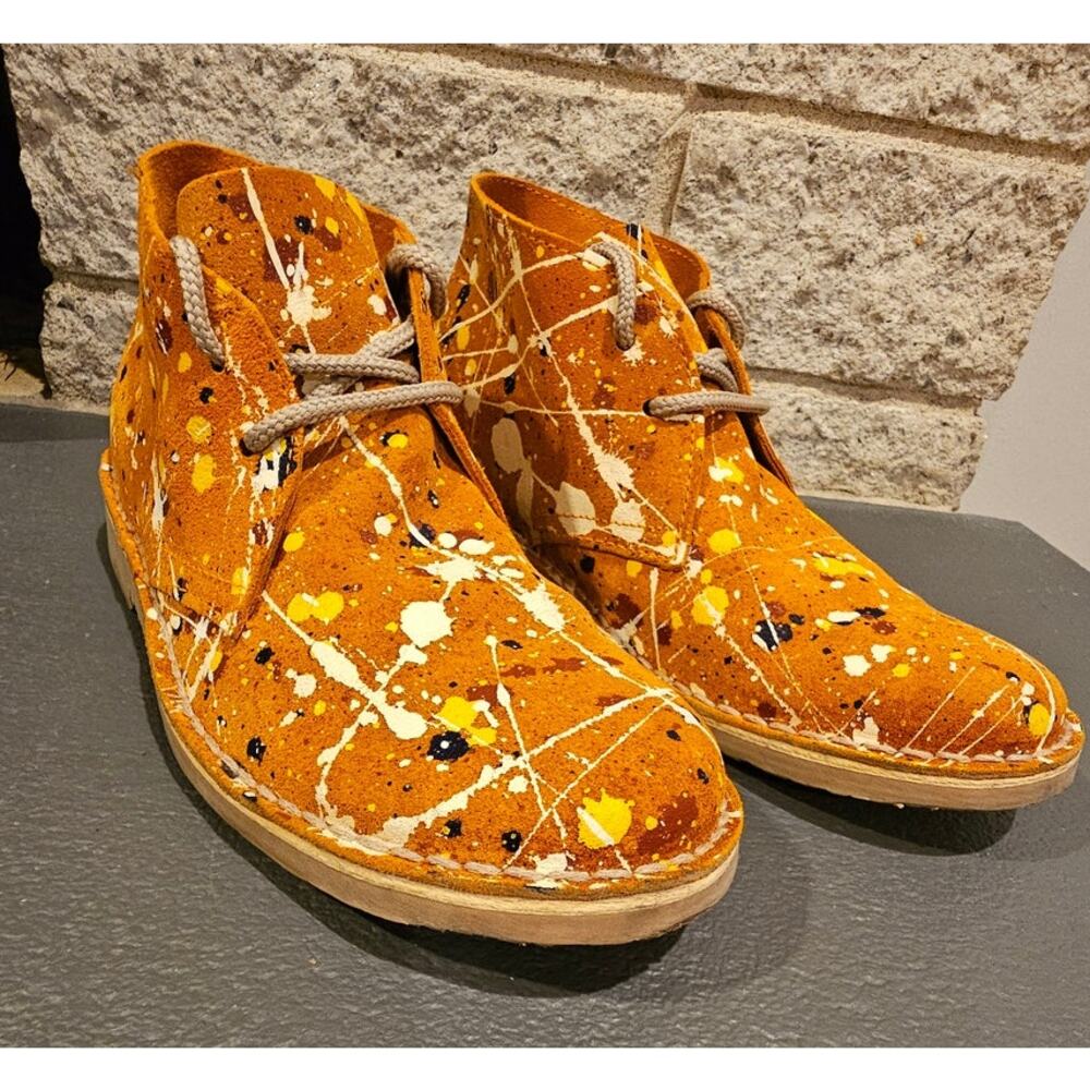 Mogambo Boots Handmade (Spain) Leather Desert Safari Chukka Sz 6.5 US NEW - Picture 6 of 8